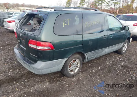 2001 Toyota Sienna Le z USA, uszkodzony, nr VIN 4T3ZF13C51U403986